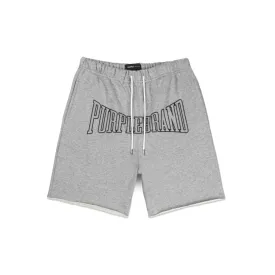 Purple Brand Fleece Sweatshorts Grey