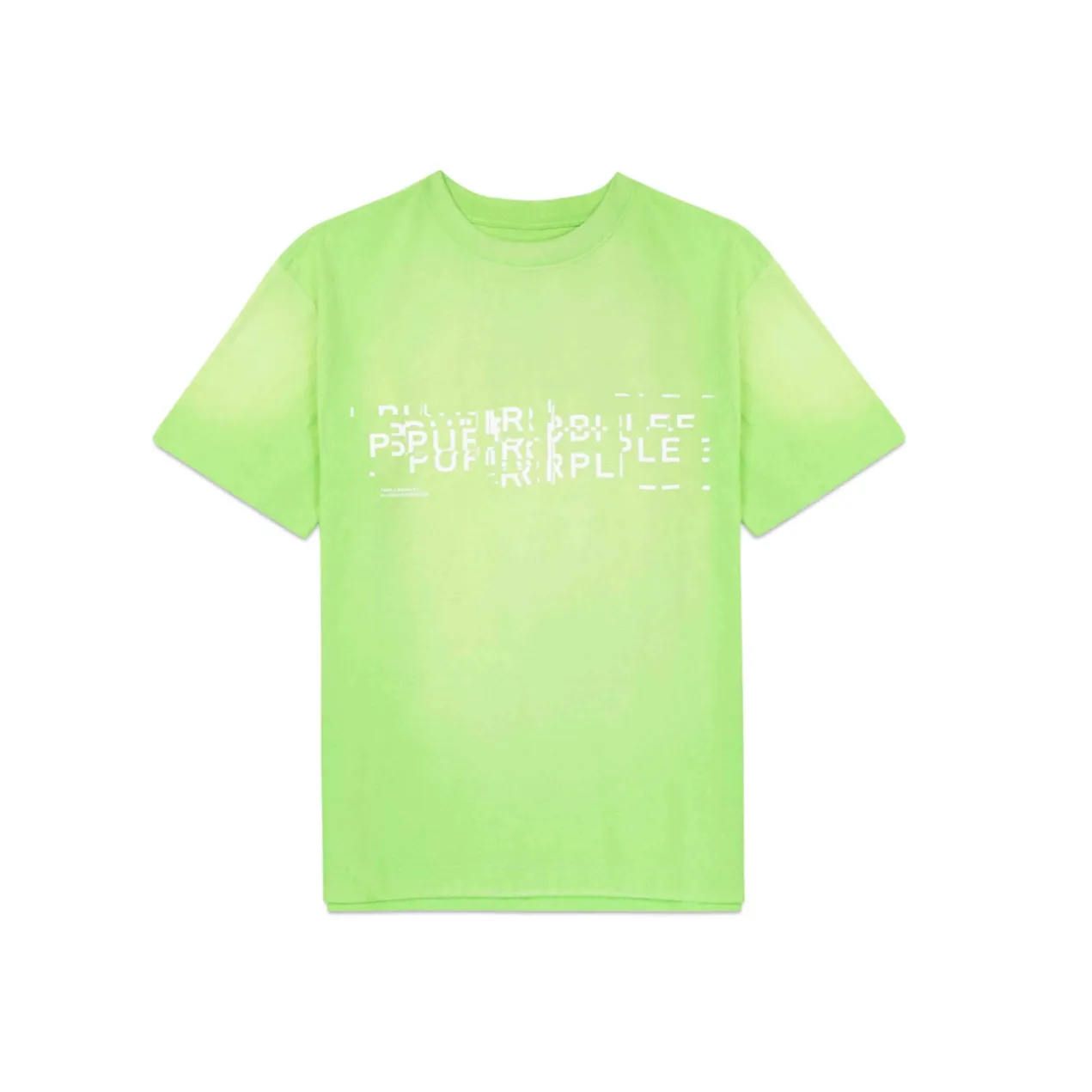 Purple Brand Glitch T-Shirt (Green)