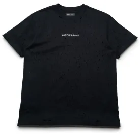 Purple Brand Trademark Tee - Black