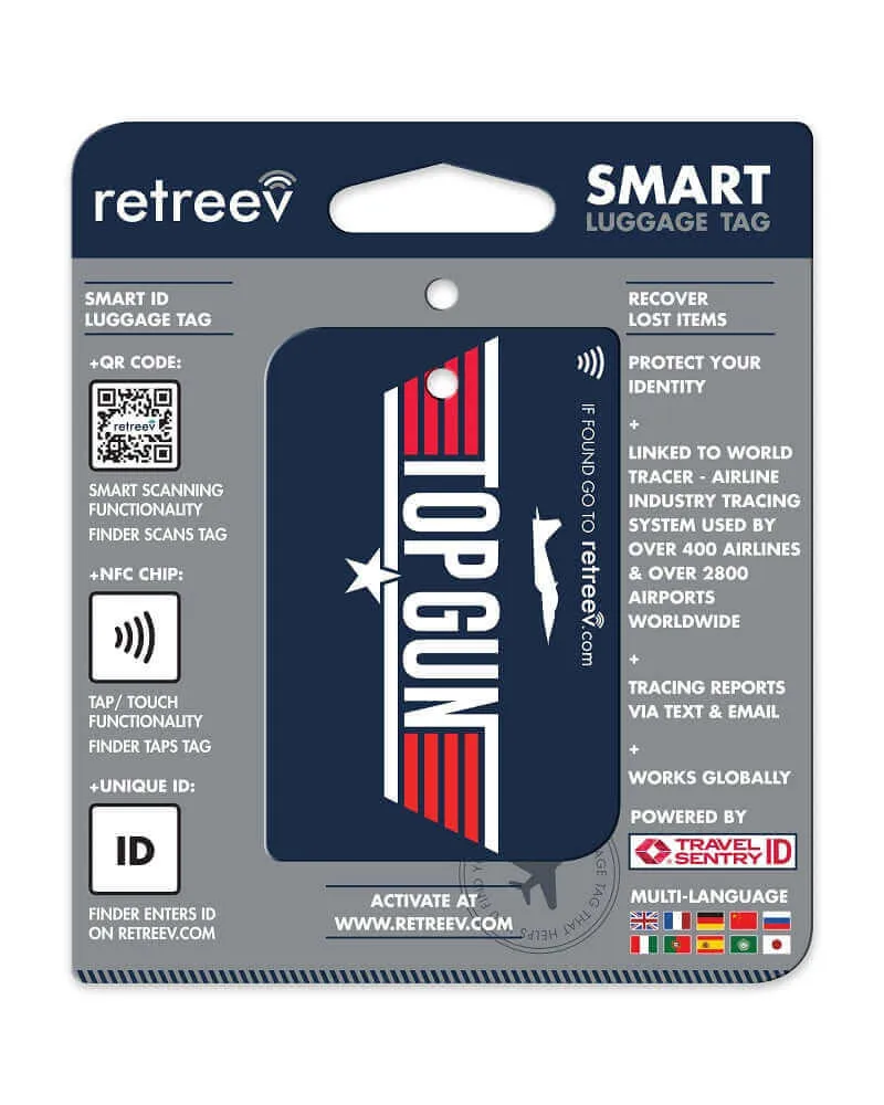 Retreev Smart Luggage Tag TOP GUN