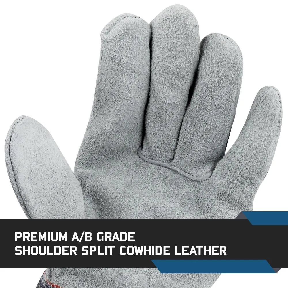 Short Cuff - Welding Gloves - 6 Pairs