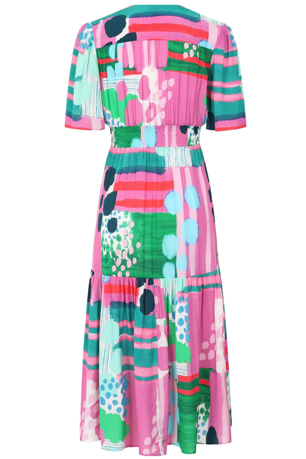 Siren Imelda Pink Tribal Dress