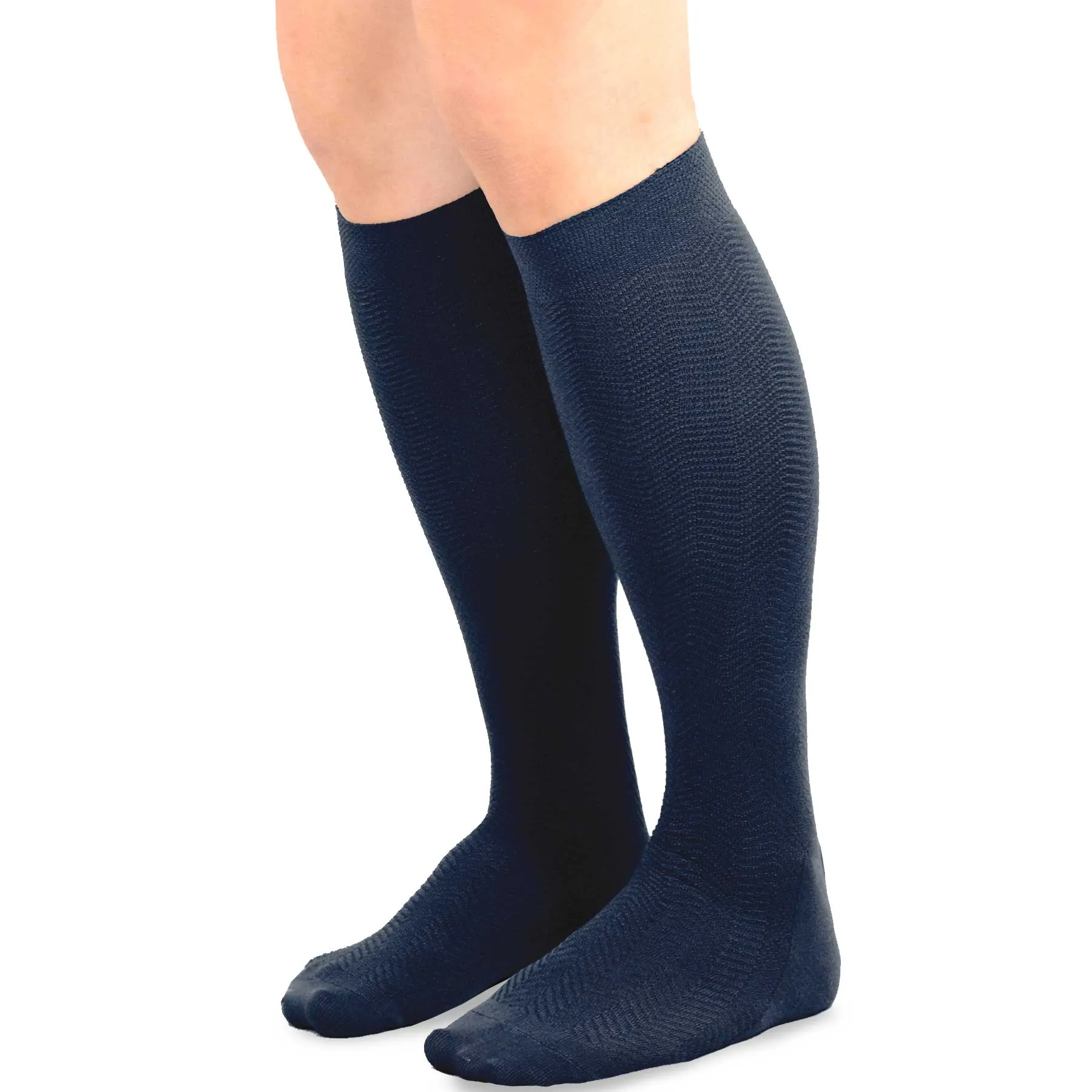 TeeHee Socks Men's Casual Bamboo Knee High Assorted 6-Pack (50021)