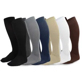 TeeHee Socks Men's Casual Bamboo Knee High Assorted 6-Pack (50021)