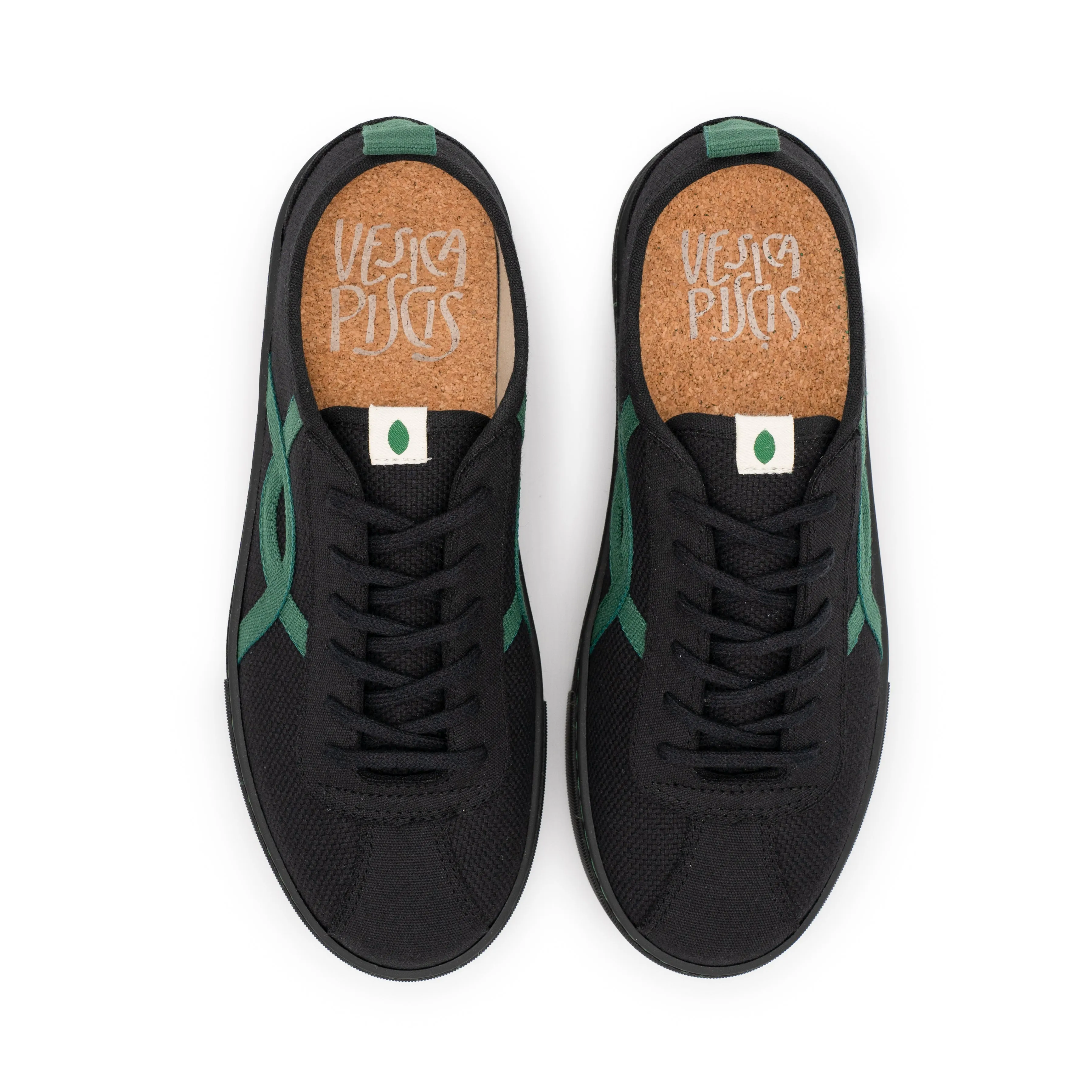 Vegan sneaker black KAF002