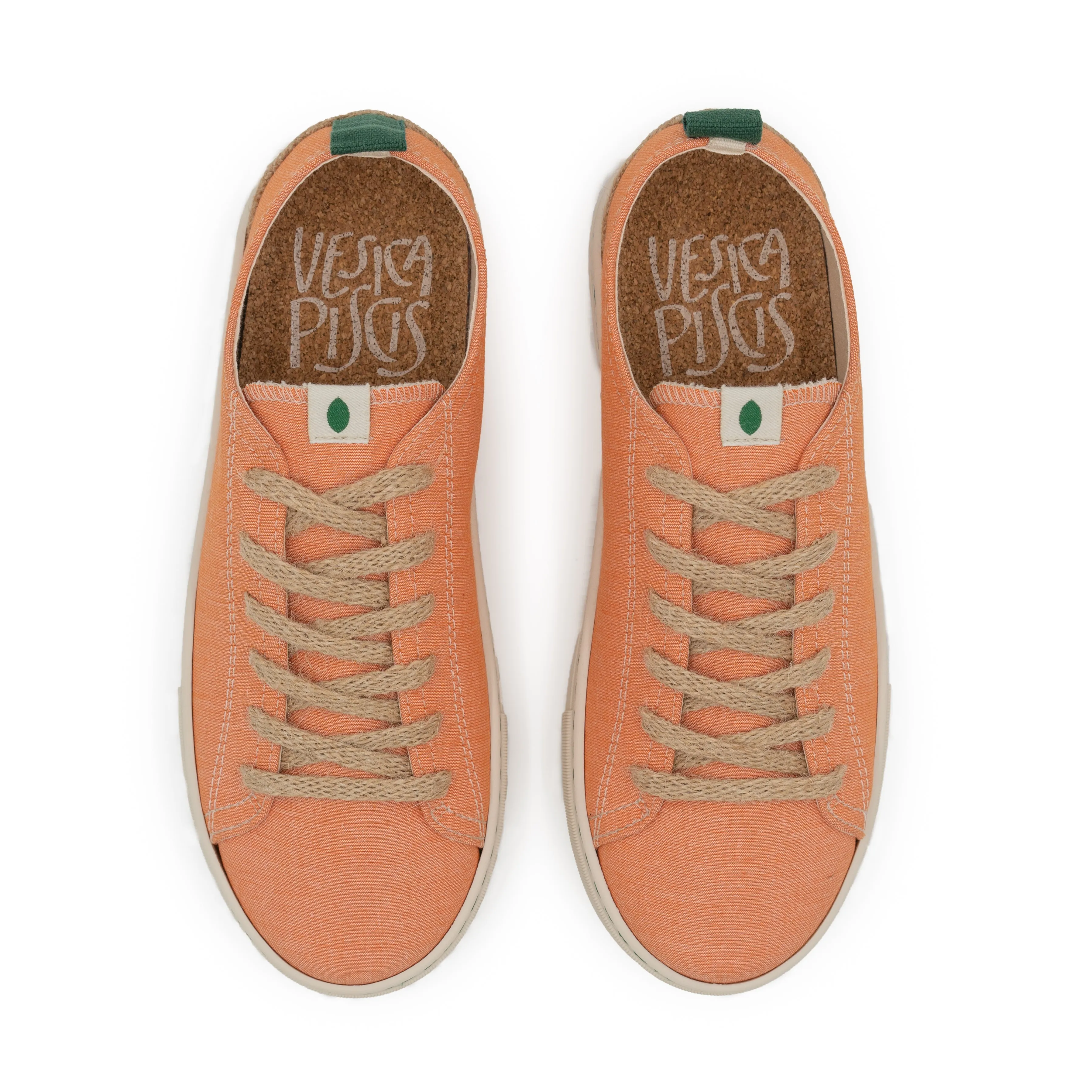 Vegan sneaker Orange COR012