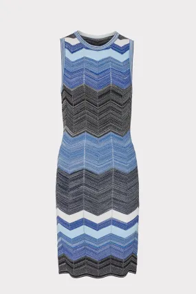 Zig Zag Knit Mini Dress